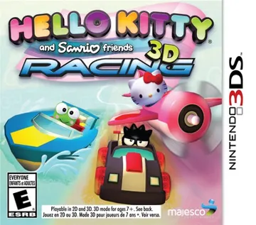Hello Kitty and Sanrio Friends 3D Racing (Usa) box cover front
